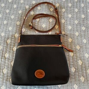 Dooney & Bourke Black Nylon & Leather Crossbody